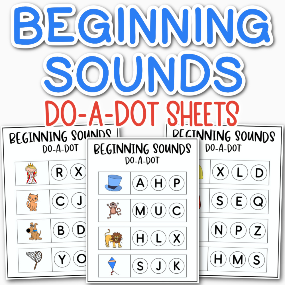 10 Beginning Sounds Worksheets | Free Kindergarten Or Pre K Activities intended for FREE Printable Beginning Sounds Worksheets For Kindergarten
