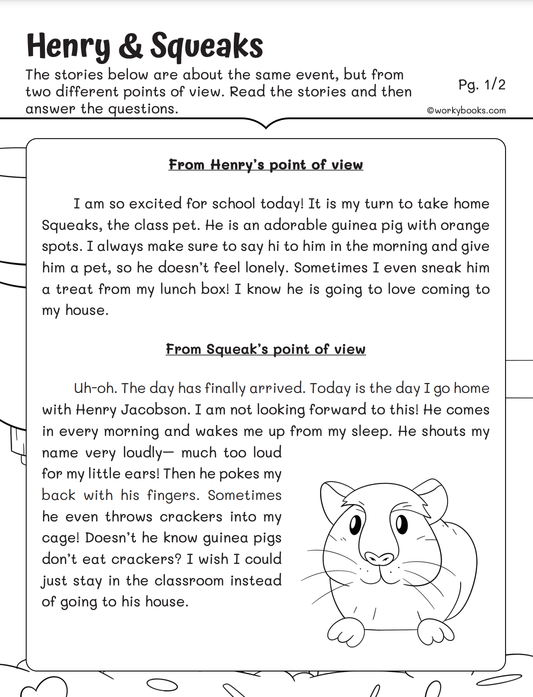 10 Free 3Rd Grade Reading Fluency Passages | Workybooks within FREE Printable Books For 3rd Graders