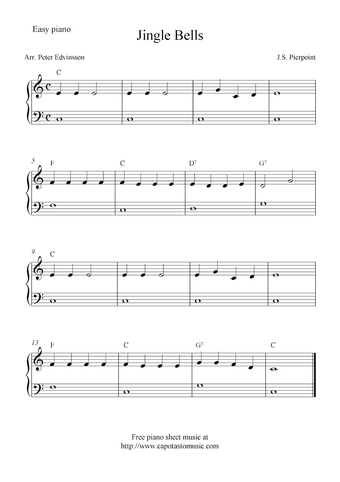 10 Piano Sheet Music Ideas | Piano Sheet Music, Piano, Piano Sheet with FREE Printable Beginner Christmas Piano Sheet Music