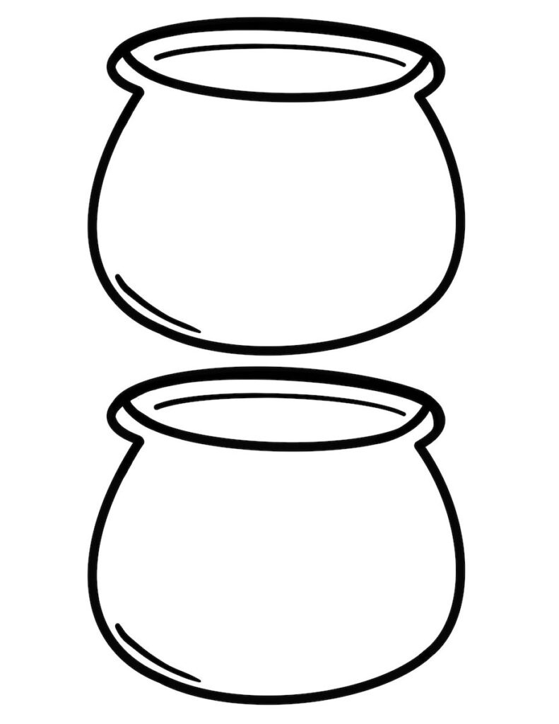 10 Pot Of Gold Templates Perfect For St. Patricks Day Crafts pertaining to FREE Printable Black Cauldron Printable