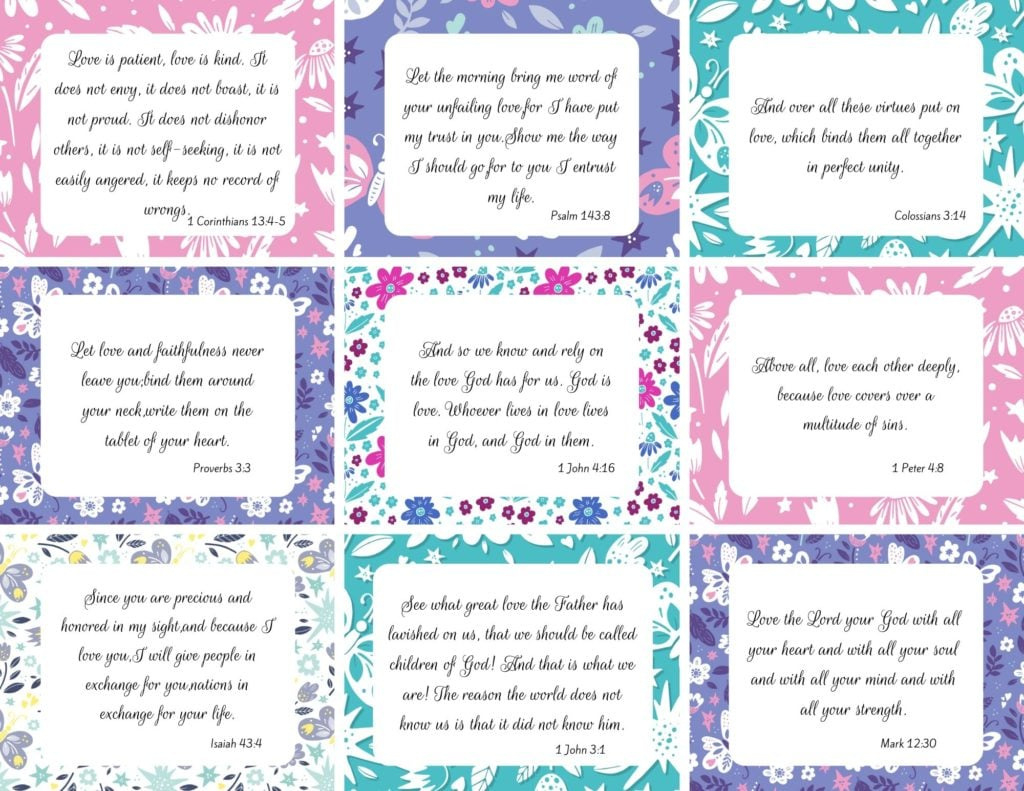 100 Amazing (And Free) Printable Scripture Cards - inside FREE Printable Bible Verse Cards For Adults