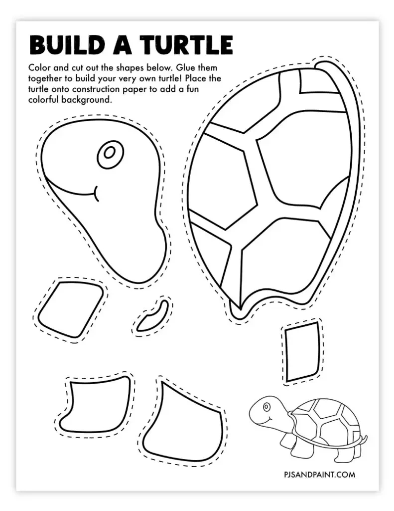 101 Free Printable &amp;quot;Build Your Own&amp;quot; Crafts - Pjs And Paint with regard to Free Printable Arts And Crafts For Kindergarten
