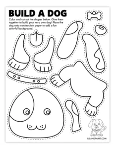 101 Free Printable "Build Your Own" Crafts - Pjs And Paint within Free Printable Arts And Crafts For Kindergarten