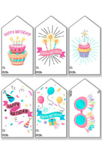 102 Free Printable Birthday Tags All In One Download pertaining to Free Printable Birthday Tags Templates