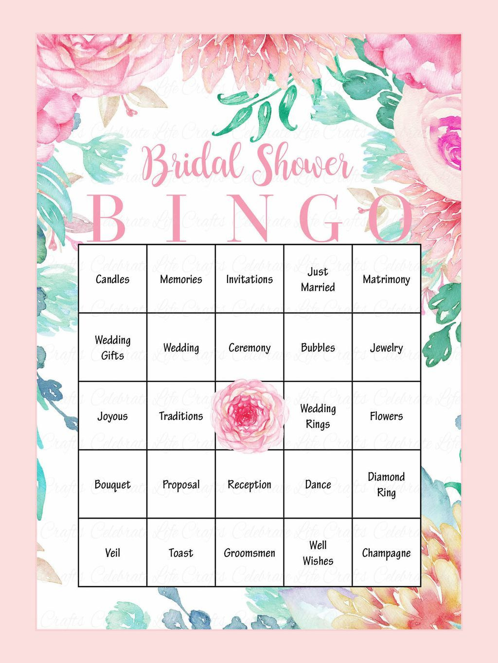 11 Printable Wedding Shower Games That Are Seriously So Much Fun regarding FREE Printable Bridal Shower Bingo Game