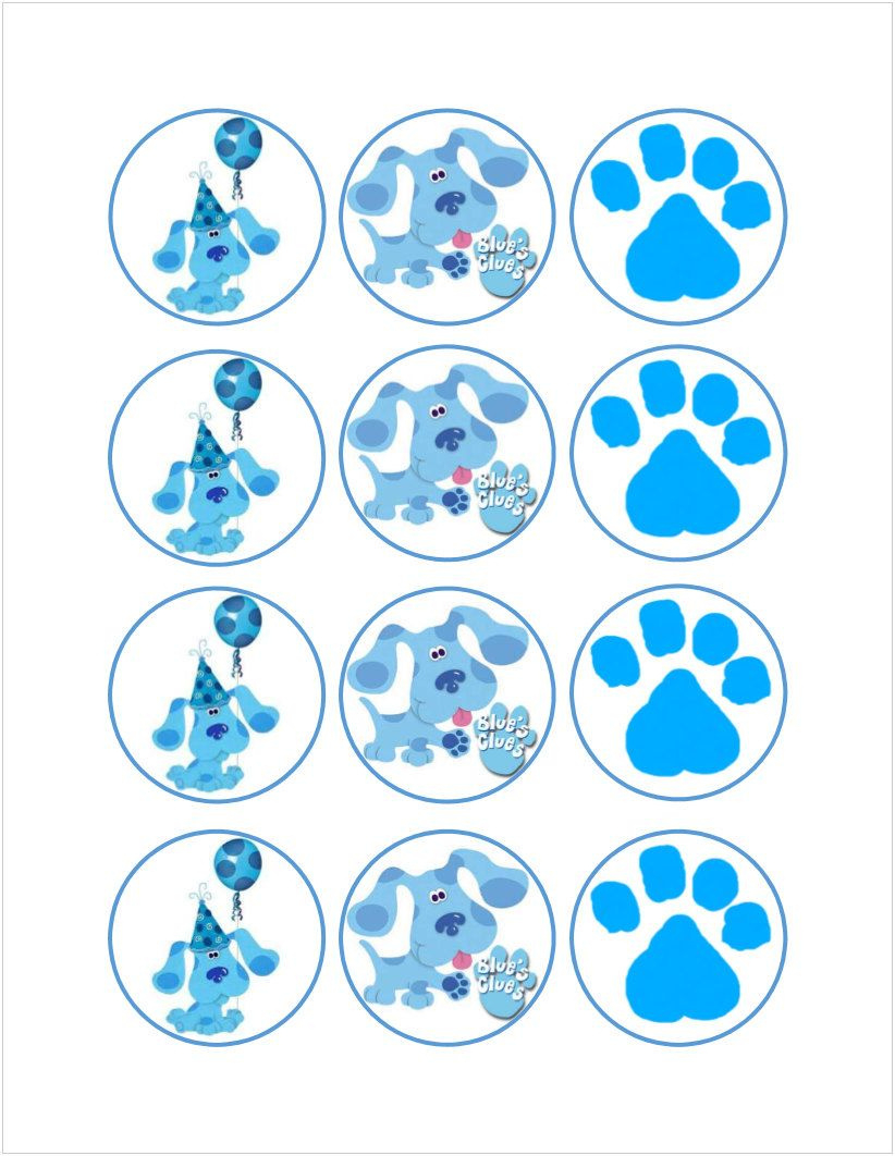 110 Blues Clues Printables Ideas | Blues Clues, Clue Party, Blue&amp;#039;S intended for FREE Printable Blues Clues Paw Print