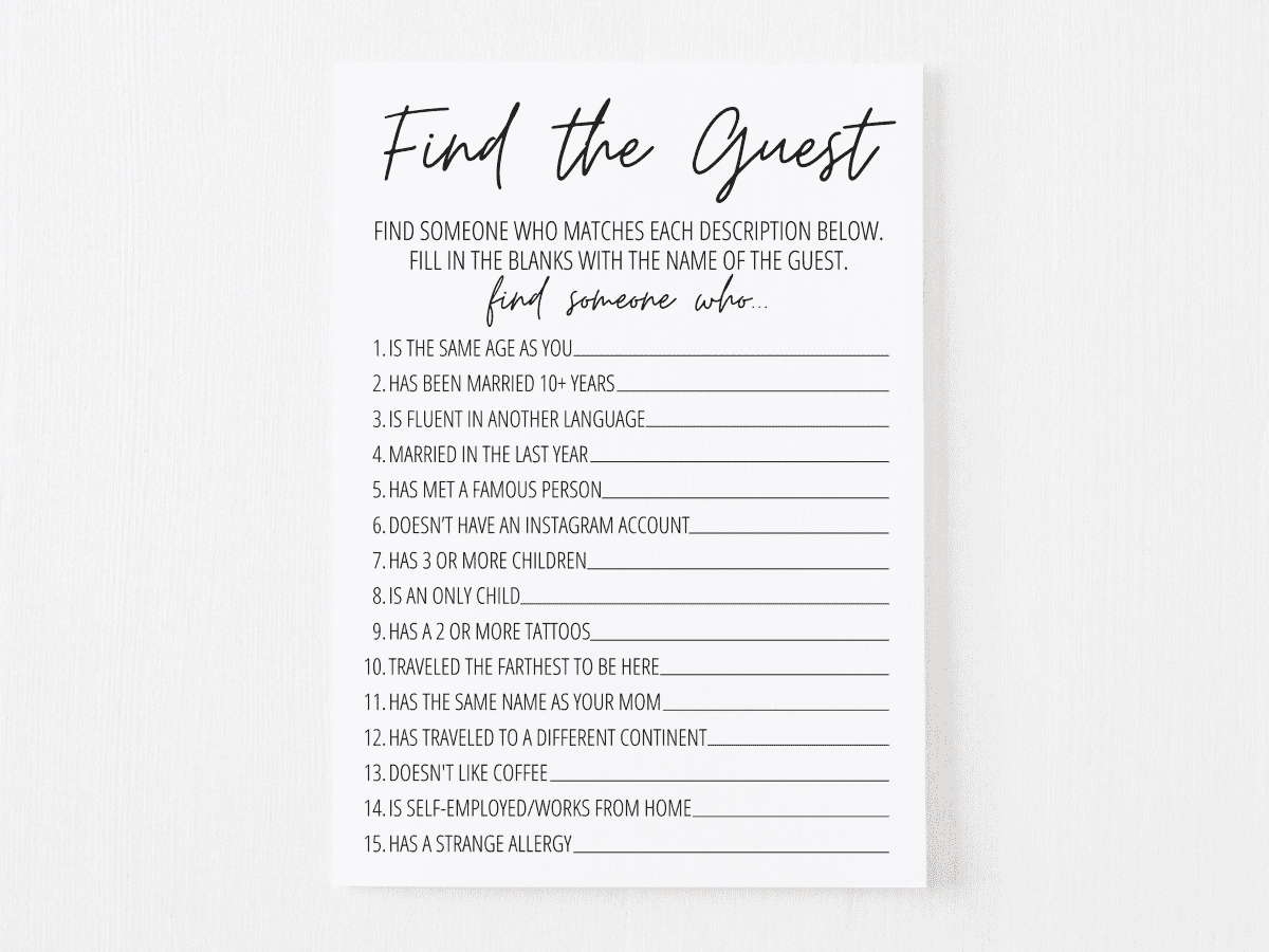 12 Free Printable Bridal Shower Games | Modern Moh in Free Printable Bridal Shower Games Templates