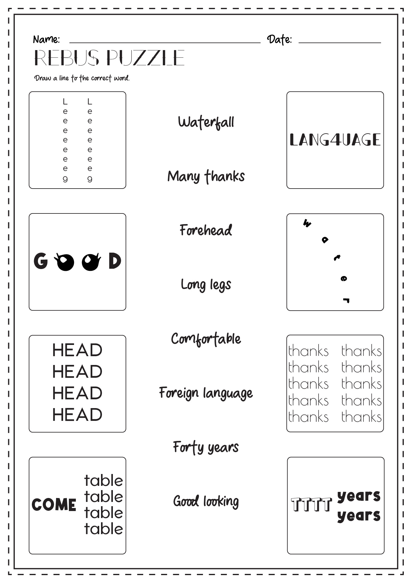 12 Printable Brain Teaser Worksheets - Free Pdf At Worksheeto pertaining to FREE Printable Brain Teaser Puzzles For Adults