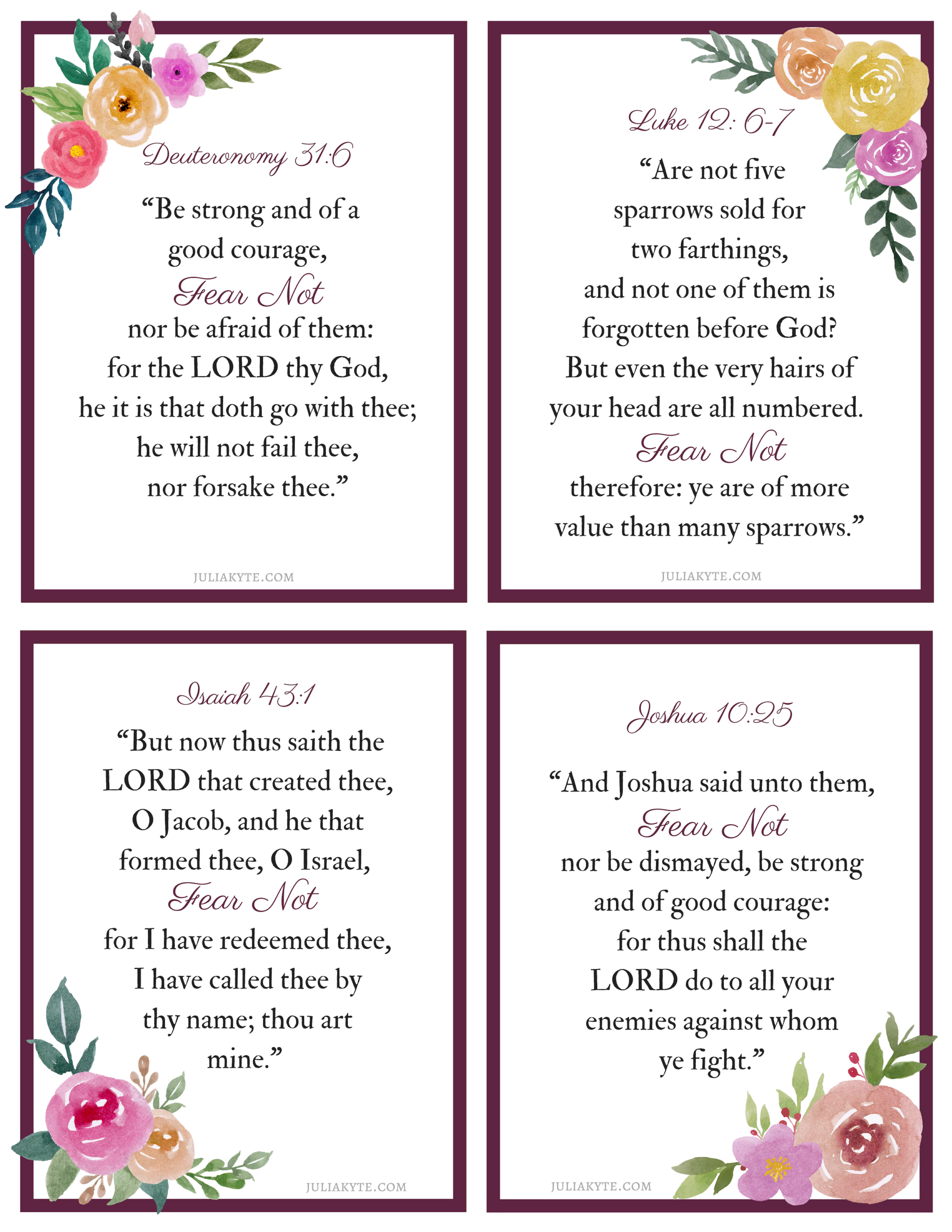 13 Kjv Card Verses Ideas | Scripture Printables, Scripture regarding FREE Printable Bible Memory Verse Cards Kjv