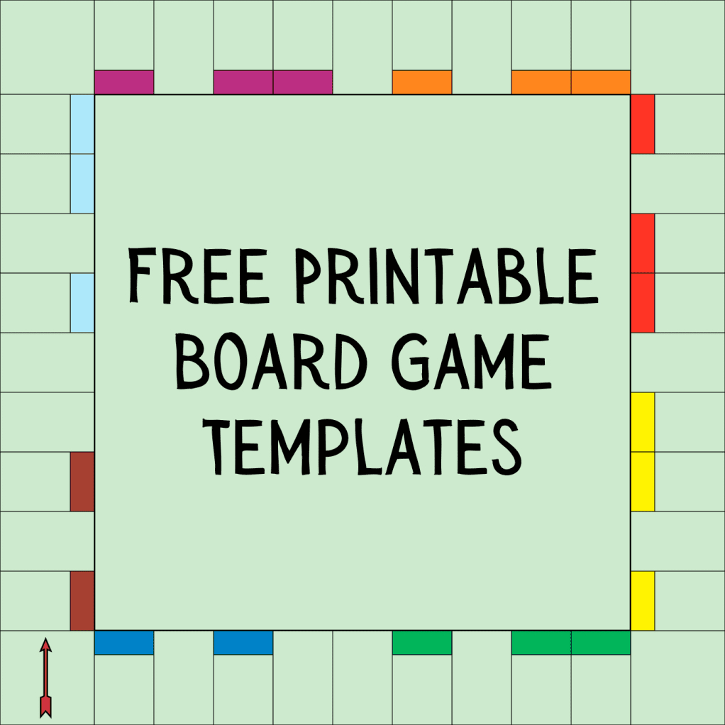 14 Free Printable Board Game Templates intended for FREE Printable Board Game Templates