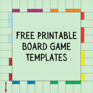 14 Free Printable Board Game Templates with FREE Printable Blank Game Boards Template