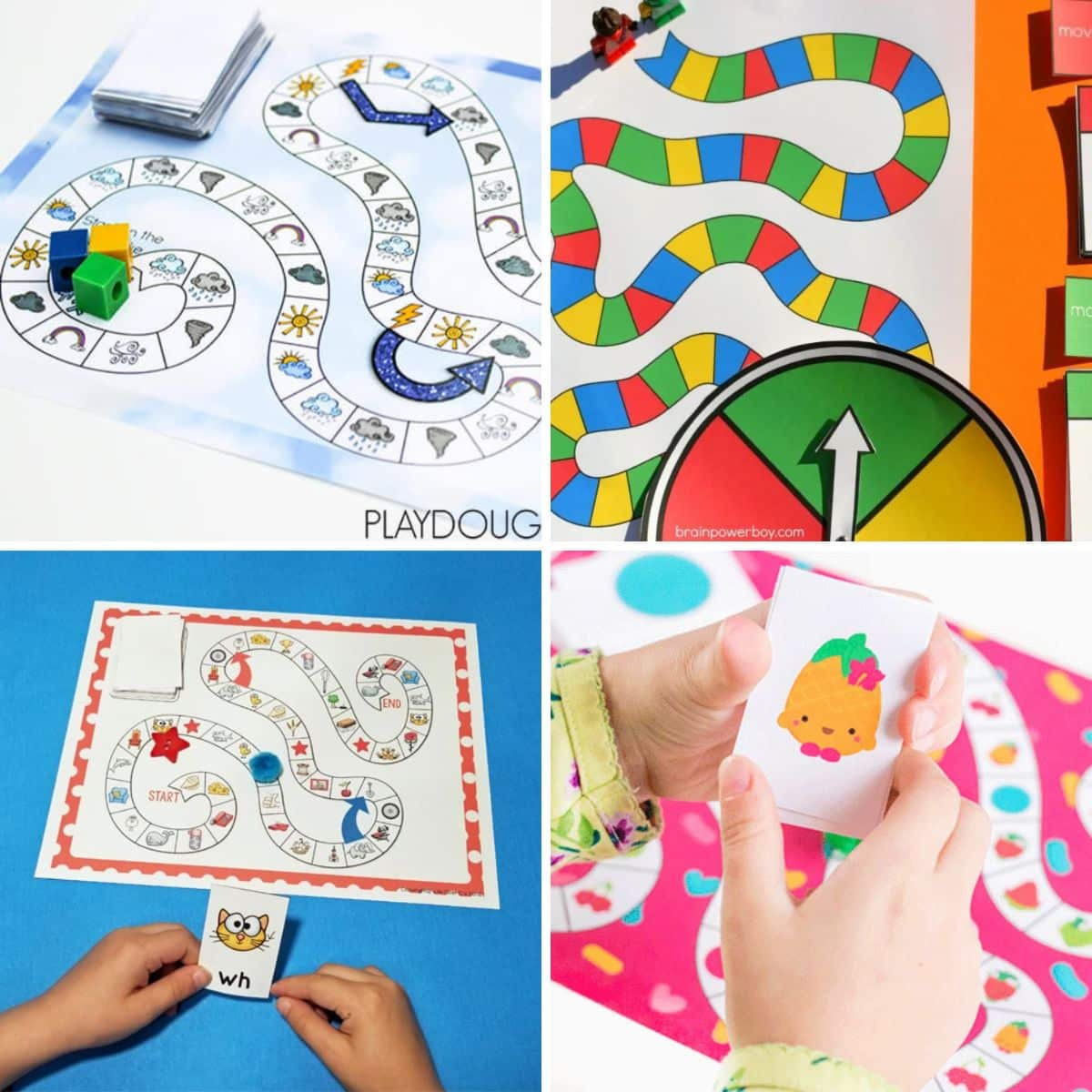 15 Adorable Printable Board Games For Kids - Playtivities throughout FREE Printable Board Games For Kindergarten