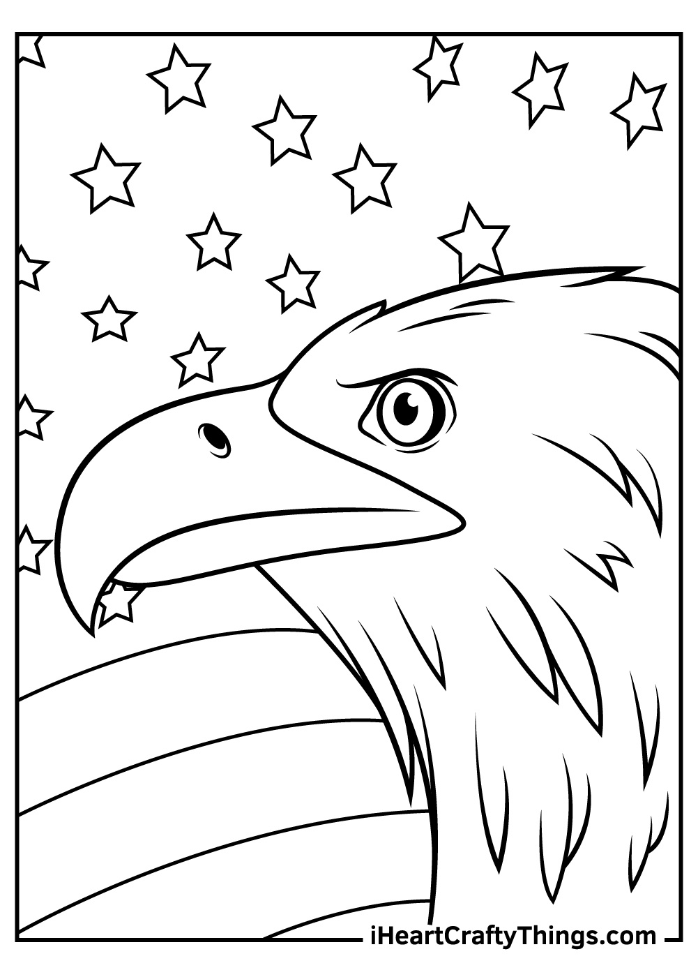 15 Bald Eagle Coloring Pages (100% Free To Download &amp;amp; Print) with Free Printable Bald Eagle Pictures