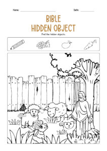 16 Bible Hidden Pictures Worksheets - Free Pdf At Worksheeto in FREE Printable Bible Hidden Pictures Printable