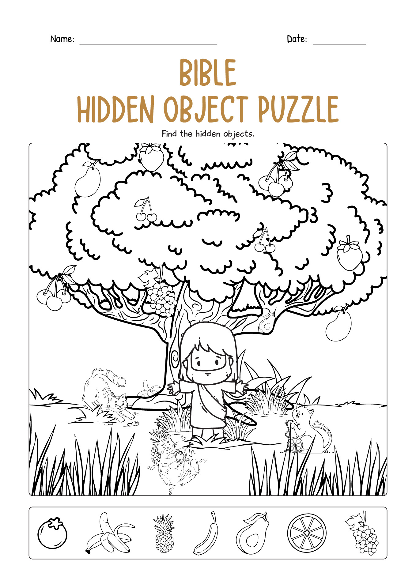 16 Bible Hidden Pictures Worksheets - Free Pdf At Worksheeto pertaining to Free Printable Bible Hidden Pictures