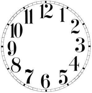 16 Clock Face Images - Print Your Own! - The Graphics Fairy within FREE Printable Blank Clock Faces
