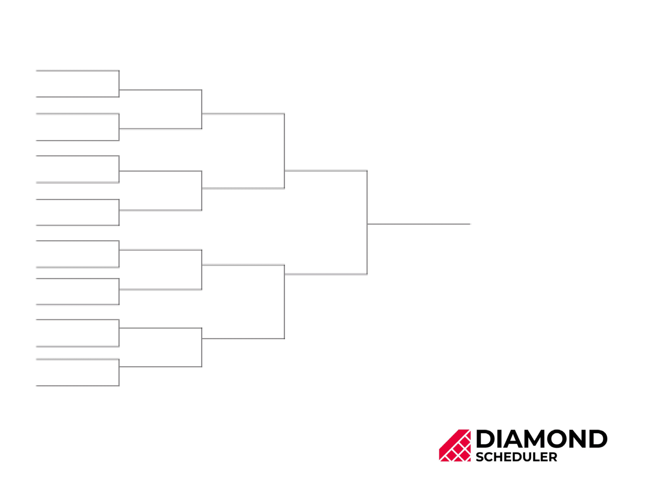 16-Team Single Elimination Bracket Printable | Diamond Scheduler throughout FREE Printable Brackets For Pool Tournaments