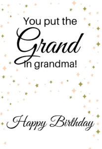 22 Awesome Grandma Printable Birthday Cards (Free) — Printbirthday pertaining to Free Printable Birthday Cards Grandma