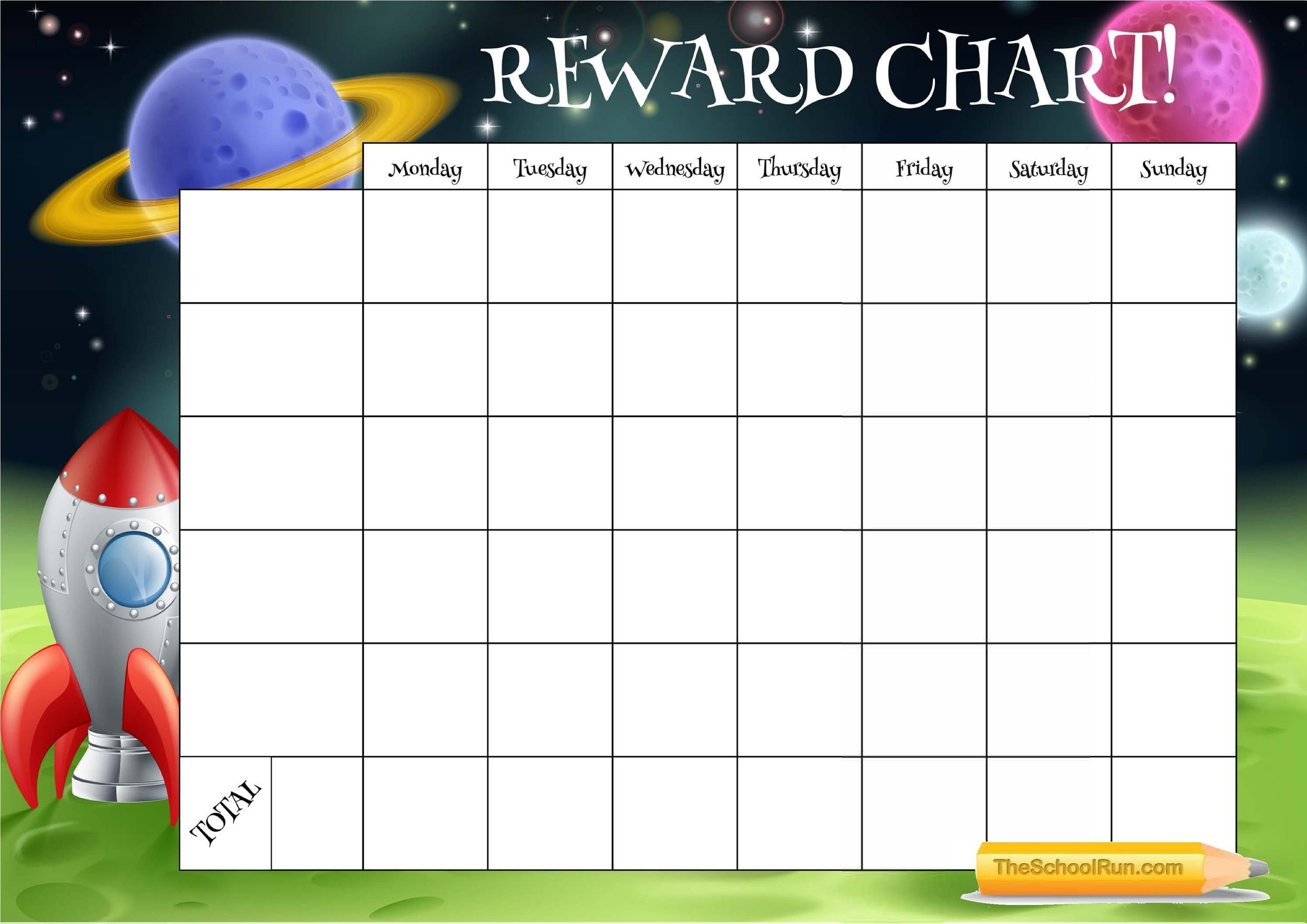 22 Printable Reward Charts For Kids (Pdf, Excel &amp;amp; Word) in Free Printable Behavior Chart For Preschool