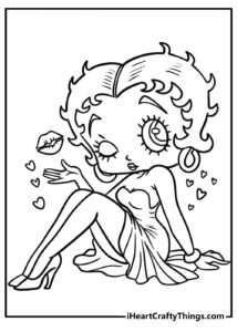 25 Betty Boop Coloring Pages (100% Free To Print) intended for Free Printable Betty Boop Pictures
