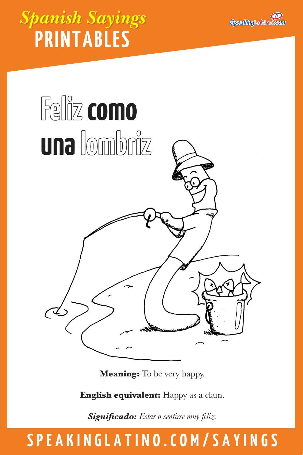25 Spanish Sayings Picture Book: Free Printable For Spanish Teachers in FREE Printable Books In Spanish