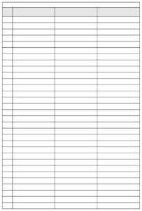 3 Column Chart Templates - 10 Free Pdf Printables | Printablee with regard to Free Printable Blank Spreadsheet Templates