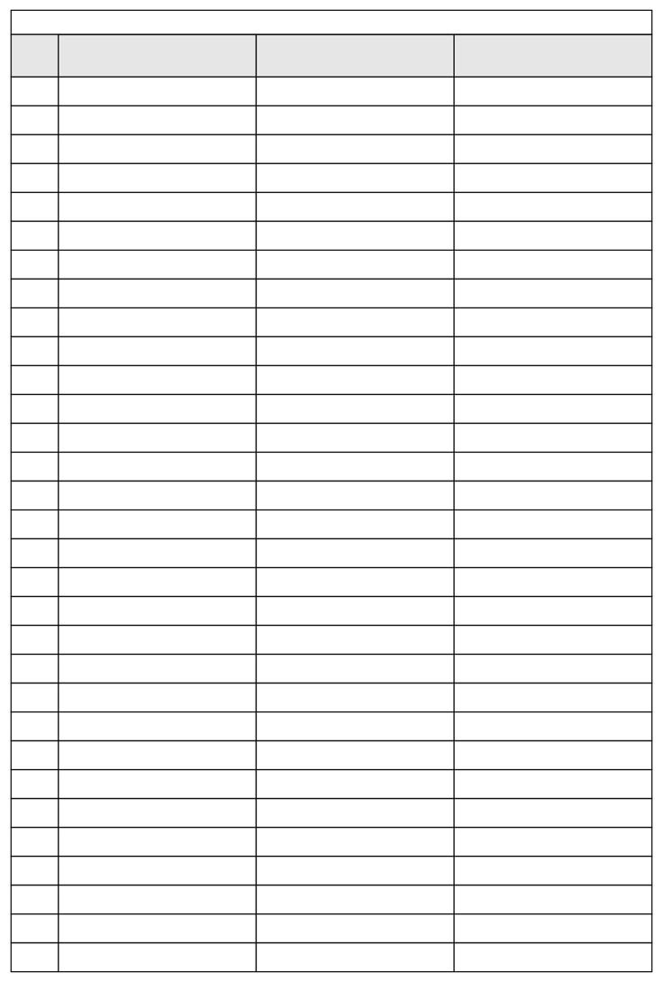 3 Column Chart Templates - 10 Free Pdf Printables | Printablee with regard to Free Printable Blank Spreadsheet Templates