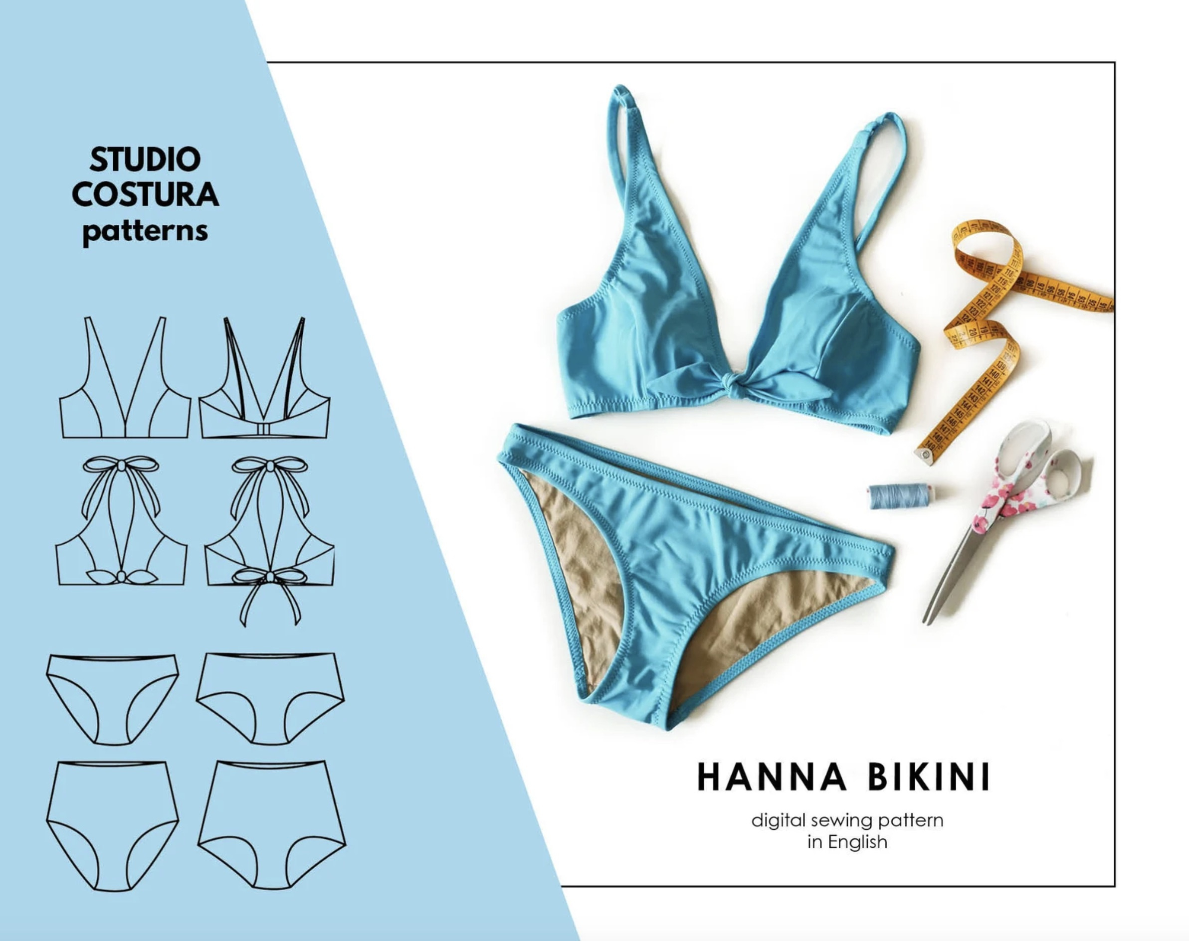 30 Bikini Patterns For Swimwear Sewing – Tailor Made Blog inside FREE Printable Bikini Sewing Pattern
