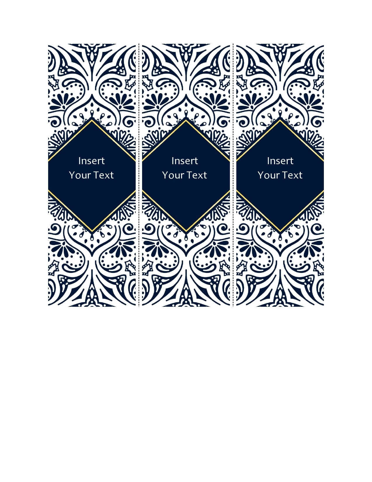 30 Free Bookmark Templates (Word, Pdf) - Templatearchive for FREE Printable Bookmark Templates For Word