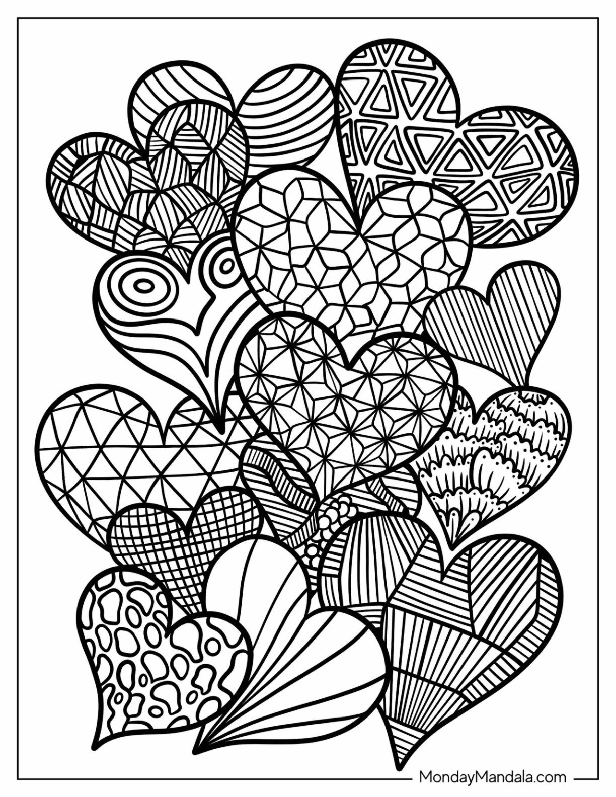 30 Zentangle Coloring Pages (Free Pdf Printables) inside FREE Printable Blank Zentangle Worksheet