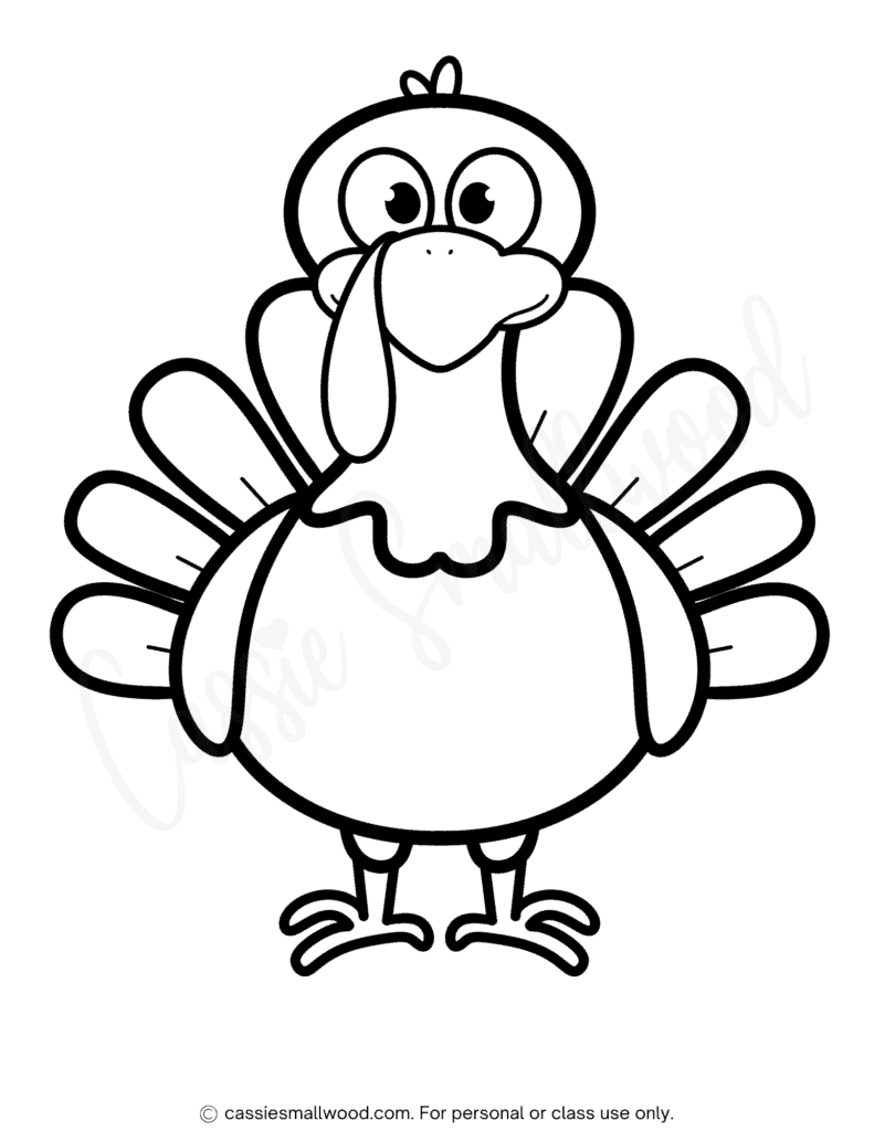 31 Cutest Turkey Templates - Cassie Smallwood with regard to FREE Printable Blank Turkey Template