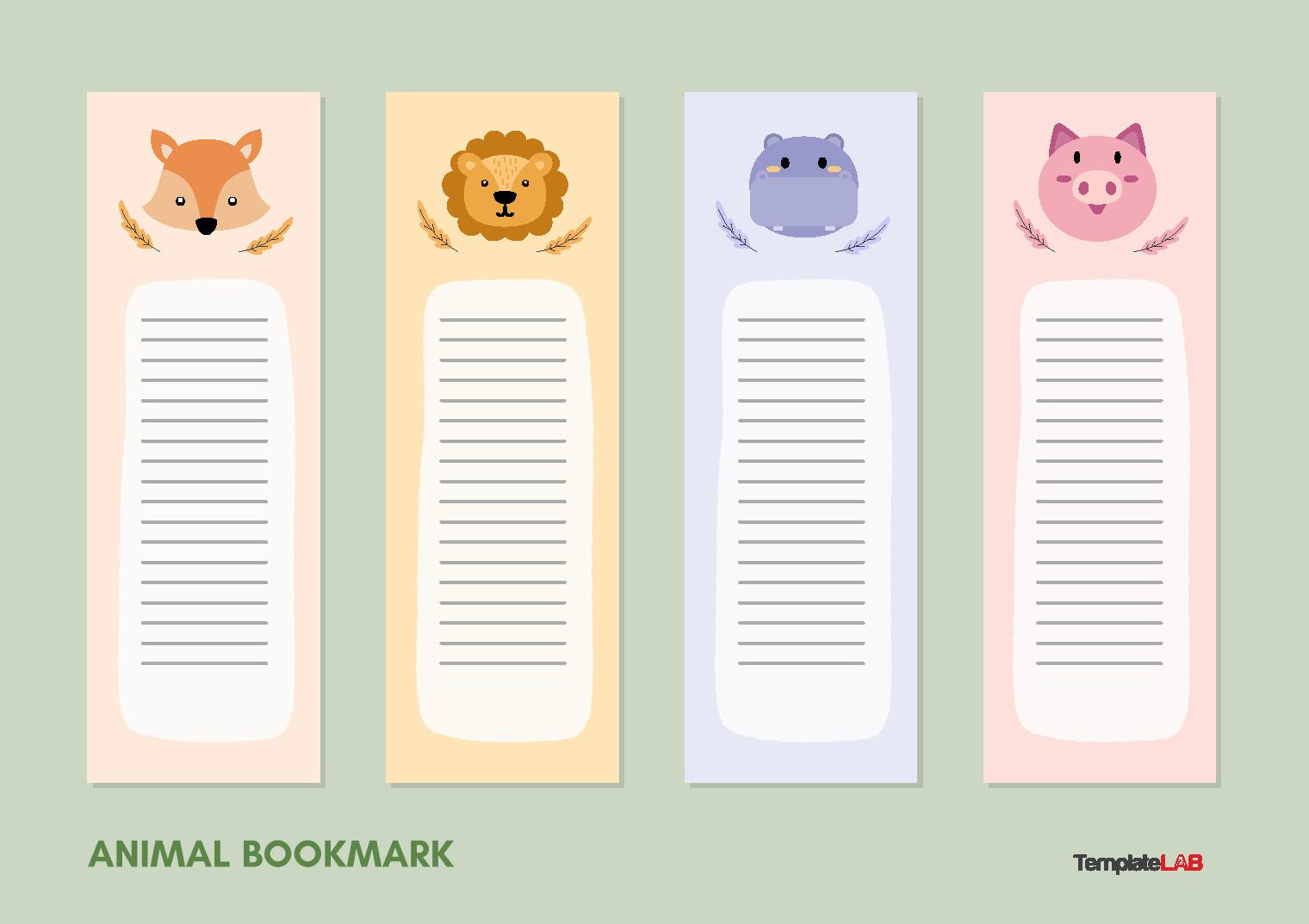 31 Free Printable Bookmark Templates [Word, Pdf] intended for Free Printable Bookmark Templates For Word
