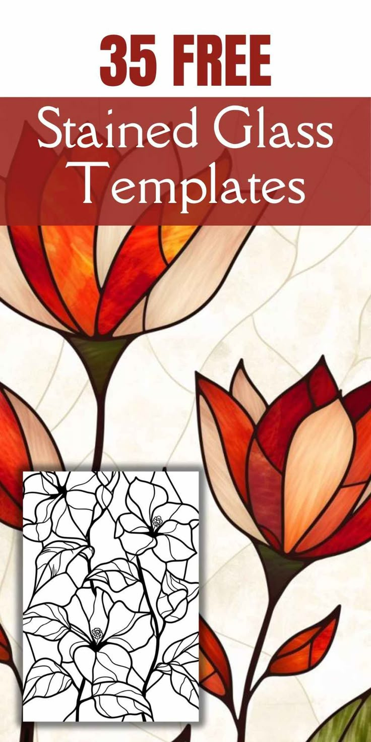 35 Free Printable Stained Glass Patterns! regarding Free Printable Beginner Stained Glass Patterns