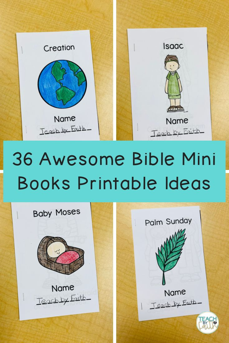 36 Awesome Bible Mini Books Printable Ideas pertaining to FREE Printable Bible Mini Books