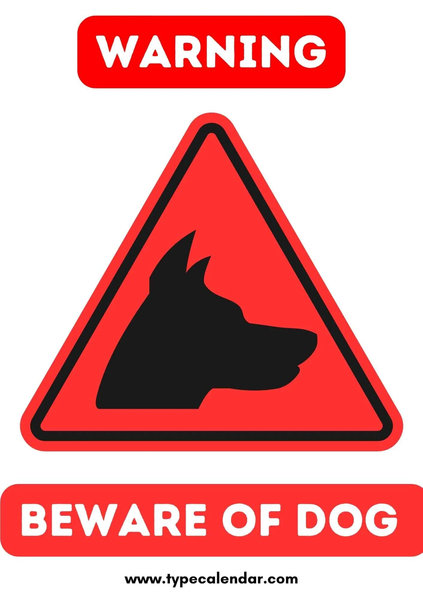 38+ Free Printable Beware Of Dog Sign Templates [Pdf] in FREE Printable Beware of Dog Sign