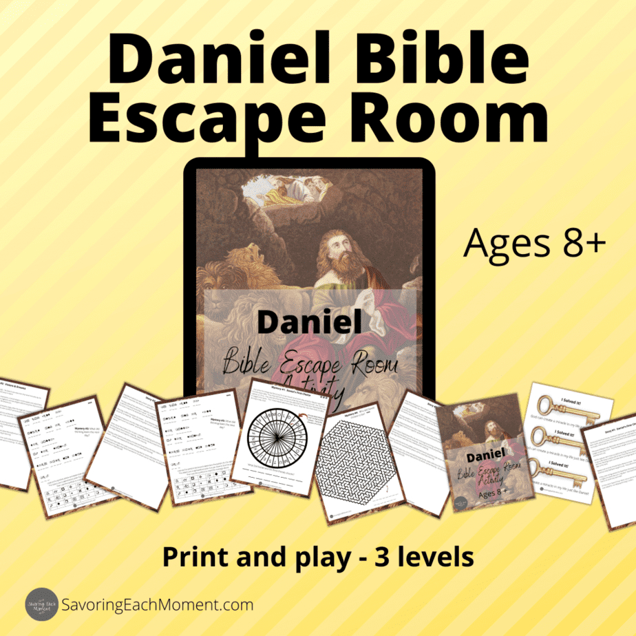 4 Awesome Printable Bible Escape Room Games To Play - Savoring intended for Free Printable Bible Escape Room