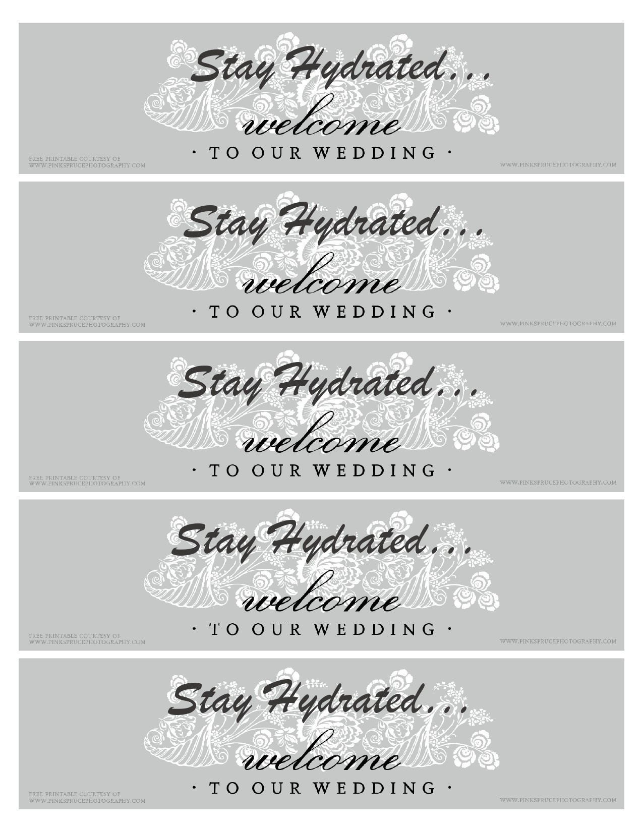 40 Editable Water Bottle Label Templates (100% Free) for FREE Printable Bottle Label Template