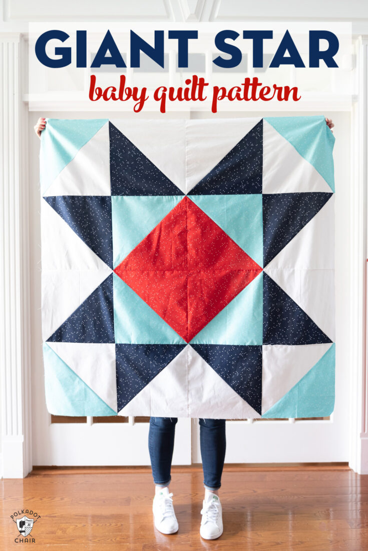 40+ Free Baby Quilt Patterns &amp;amp; Tutorials | Polka Dot Chair with FREE Printable Baby Quilt Patterns