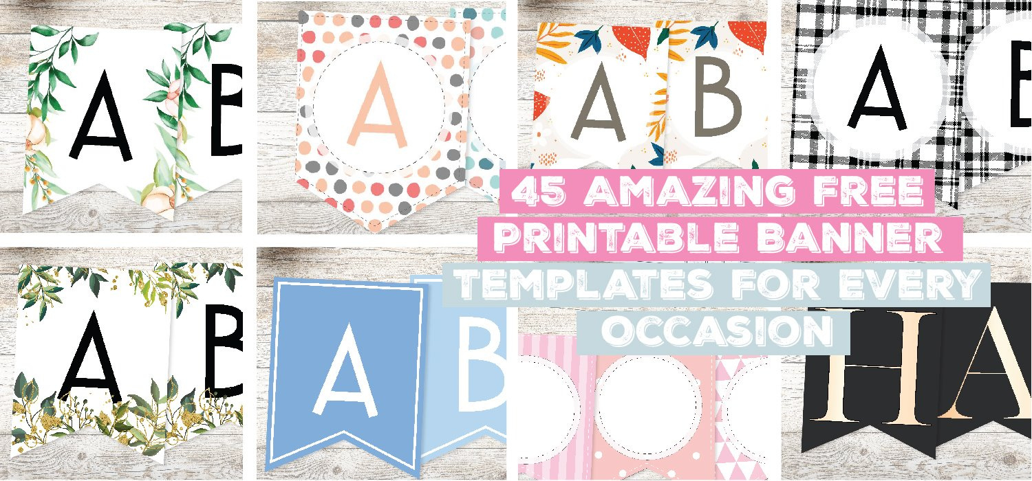 45 Amazing Free Printable Banner Templates For Every Occasion for Free Printable Banner Templates For Word