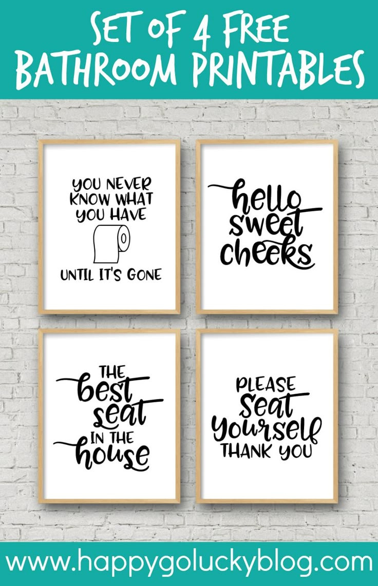 45 Funny Sayings For Bathroom Signs - The Crafty Blog Stalker within FREE Printable Bathroom Signs Funny