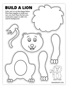 46 Free Printable Build Your Own Animal Crafts - Pjs And Paint in Free Printable Build An Animal