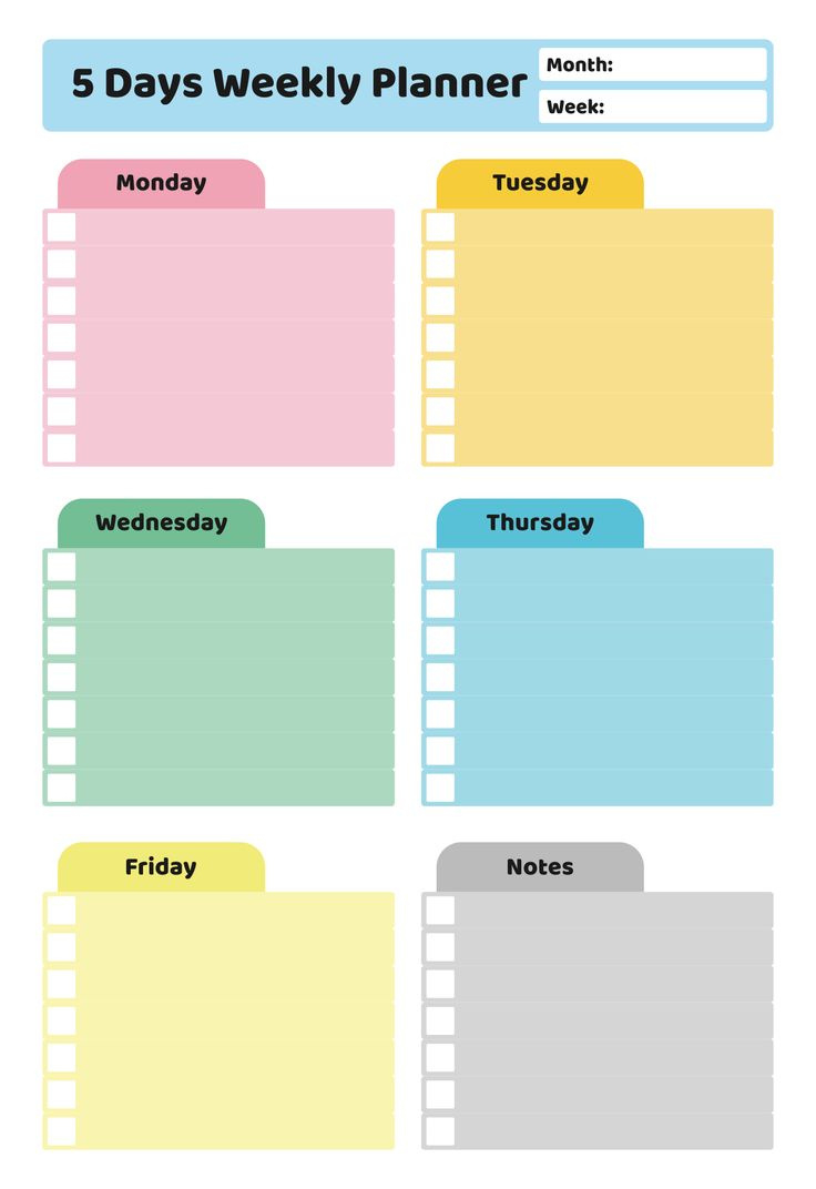 5 Day Work Week Monthly Calendar - 10 Free Pdf Printables | Printablee intended for Free Printable Blank 5 Day Calendar