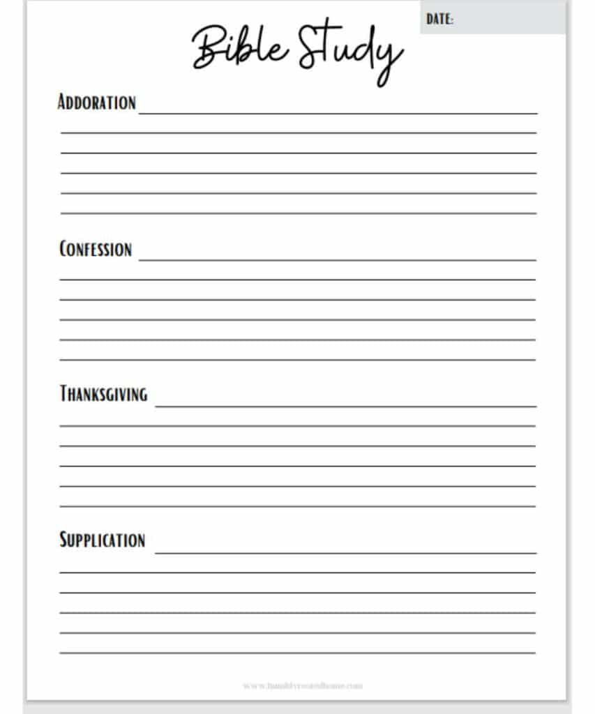 5 Free Printable Bible Study Worksheets For Christian Women! with regard to Free Printable Bible Studies On Faith