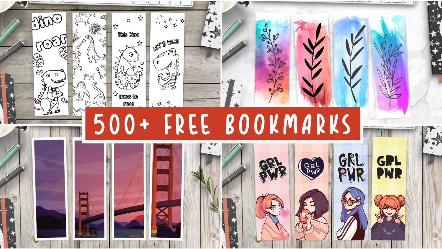 500 Free Printable Bookmarks + How To Personalize - World Of pertaining to Free Printable Bookmarks For Teenagers