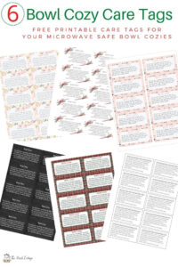 6 Printable Bowl Cozy Care Tags - The Birch Cottage intended for Free Printable Bowl Cozy Care Tags