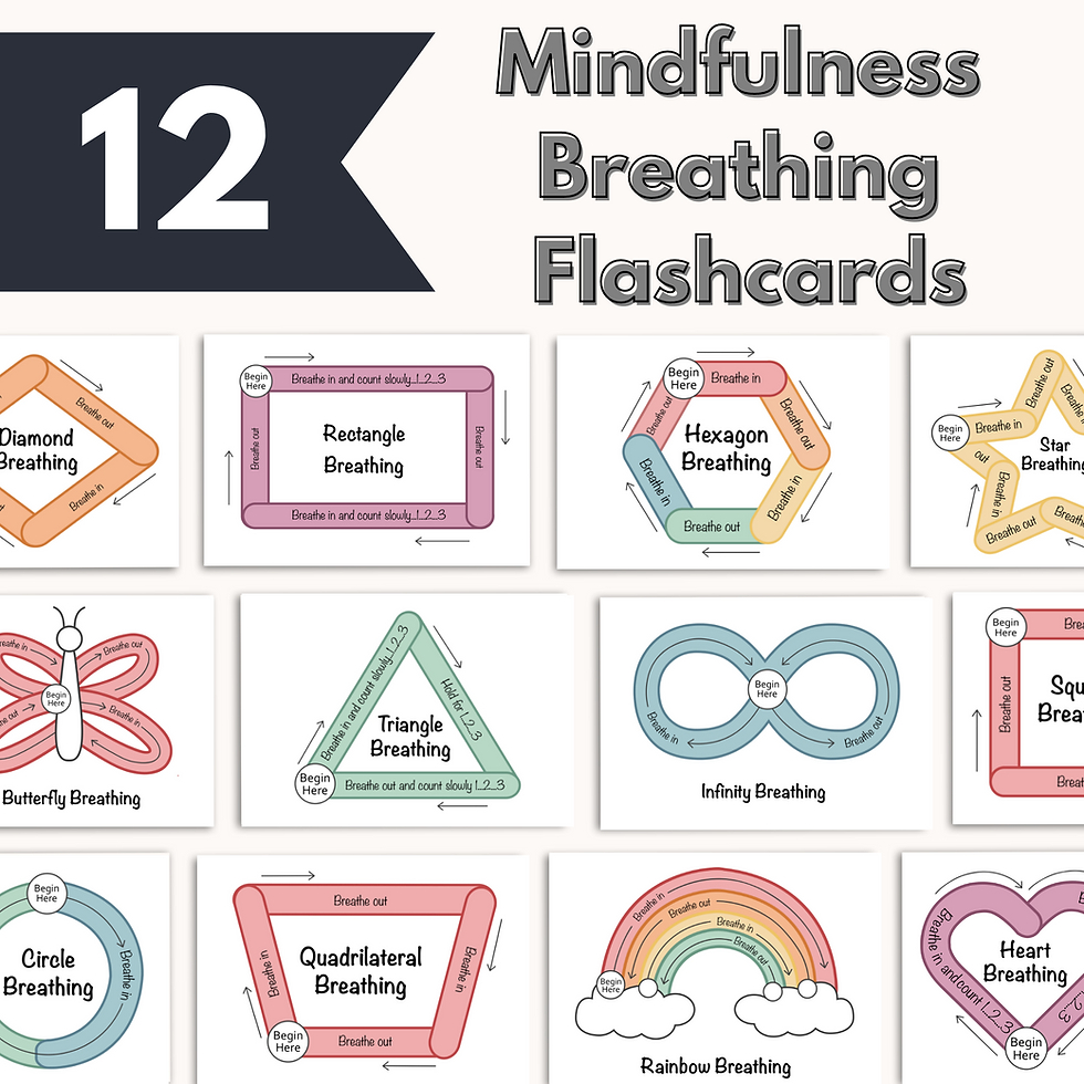 7 Essential Mindfulness Breathing Exercises For Kids (Free within Free Printable Breathing Exercise Cards