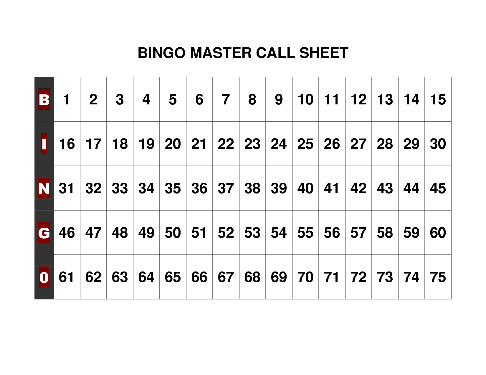 7 Numbers Ideas | Bingo Cards Printable, Free Printable Bingo intended for FREE Printable Bingo Call Numbers 1 75