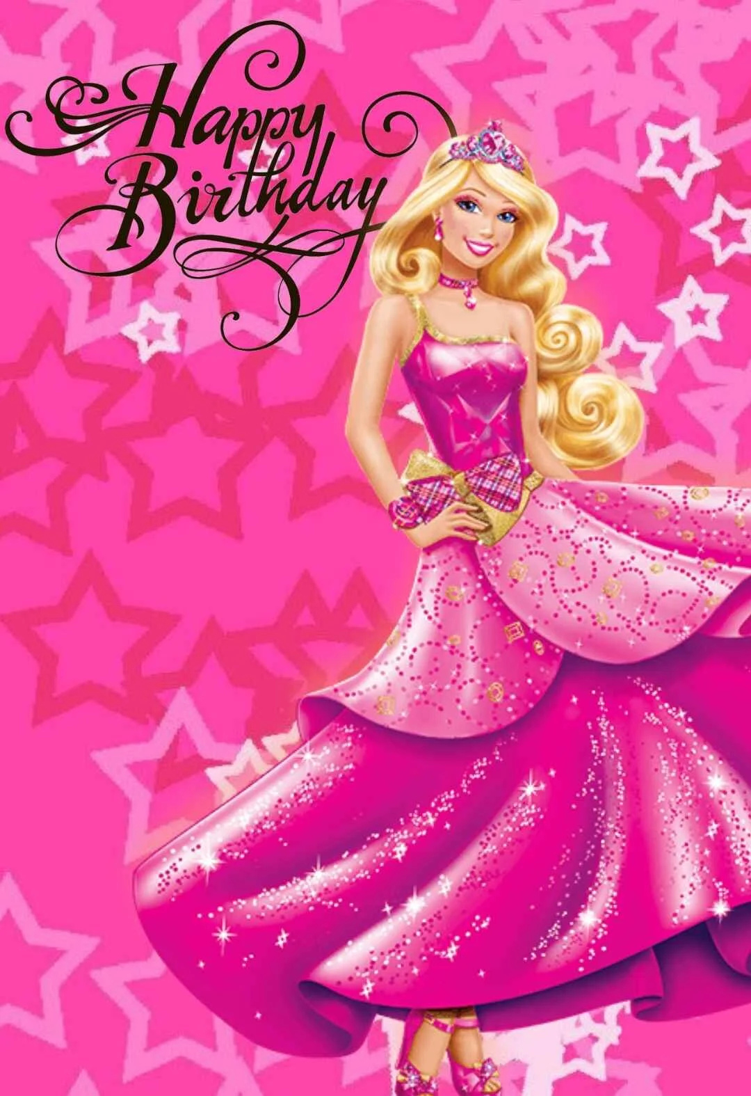 8+ Barbie &amp;amp; Barbie Princess Printable Birthday Cards (Free in FREE Printable Barbie Birthday Cards