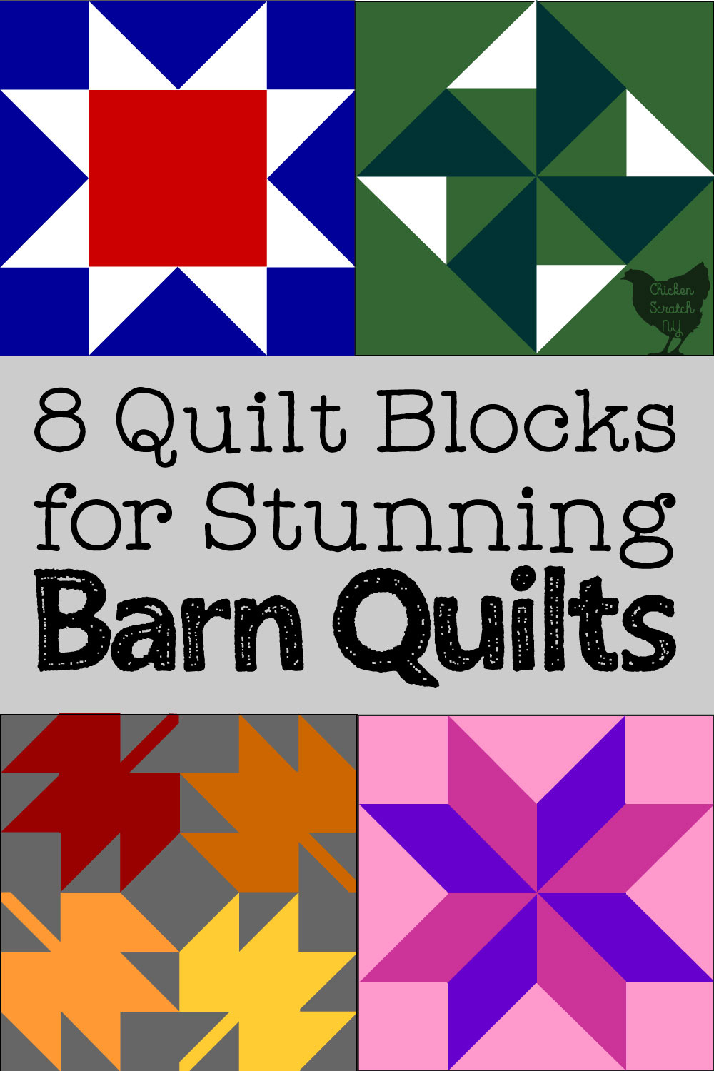 8 Beautiful Quilt Blocks For Barn Quilts [Free Printable) with regard to Free Printable Barn Quilt Templates
