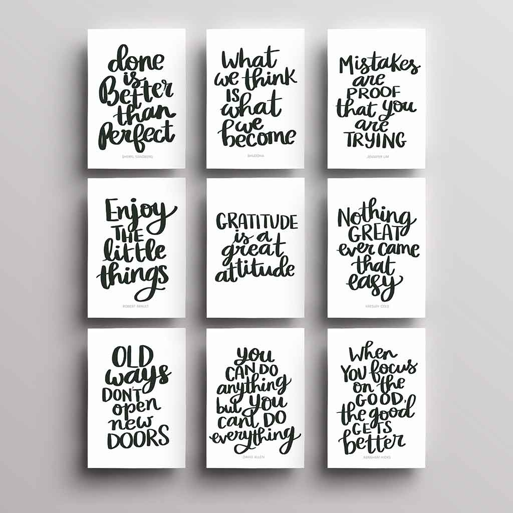 9 Free Printable Quotes To Motivate You! - Smiling Colors regarding Free Printable Black And White Quotes